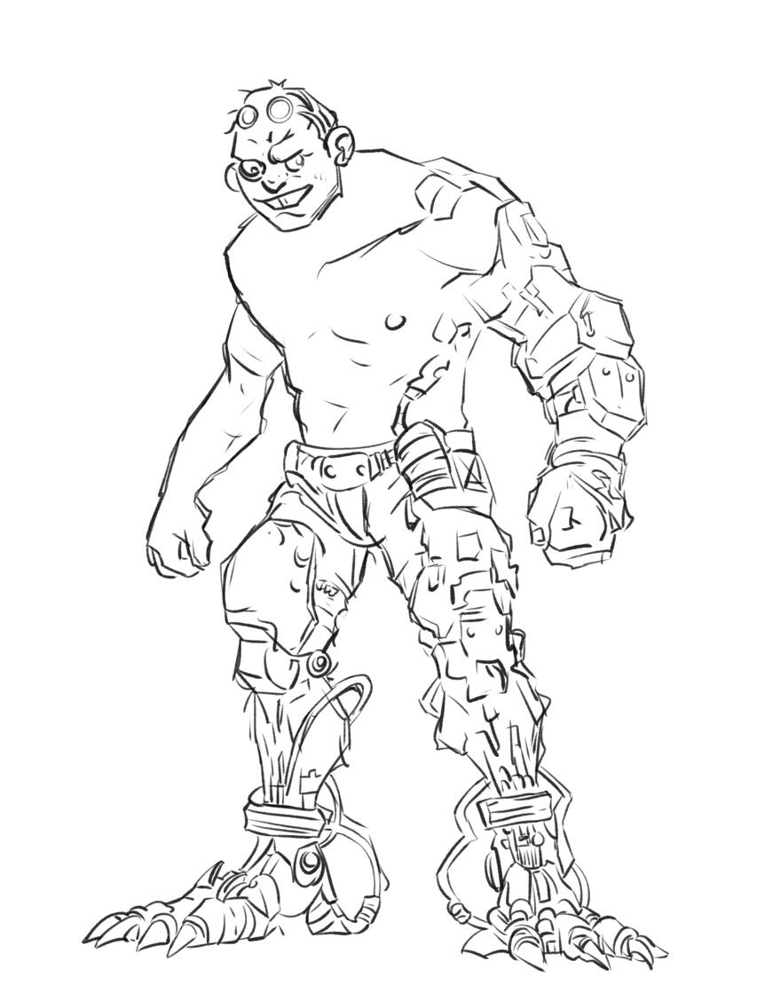 One hand on the keg, one foot in the dungeon Half tank, half keg, full chaos Keg Leg